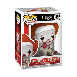 Funko Pop! Welcome To Derry It! Bob Gray As  Pennywise Netflix In Hand!!